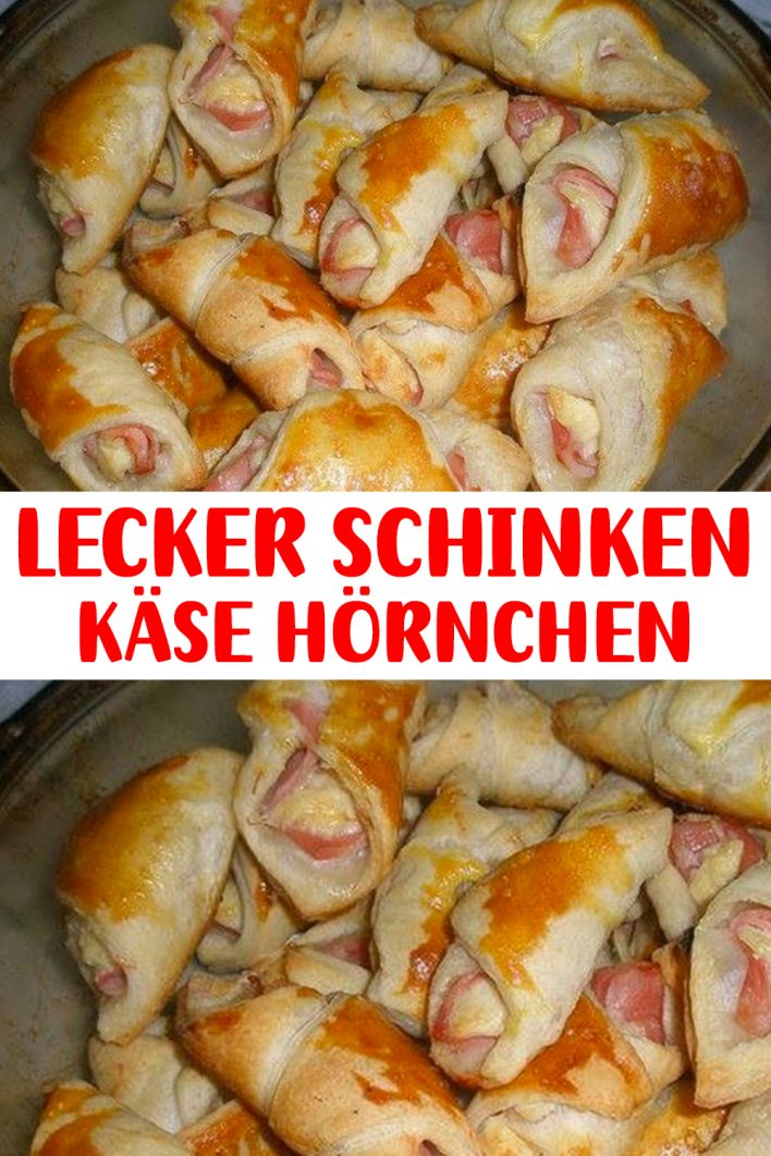 LECKER SCHINKEN KÄSE HÖRNCHEN Mamas Kuche