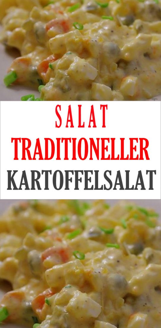 Traditioneller Kartoffelsalat - Mamas Kuche