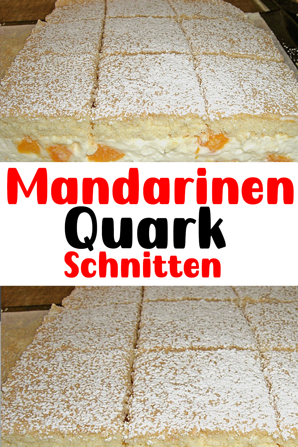 Mandarinen – Quark – Schnitten