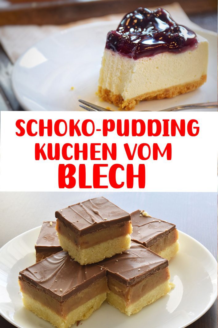 SCHOKO-PUDDING-KUCHEN VOM BLECH - Mamas Kuche